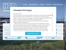 Tablet Screenshot of hsd-inwestycje.pl